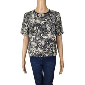 Topshop Paisley Print Top 0